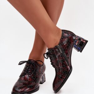 Półbuty Model Artiker 57C0073 Bordo - Step in style