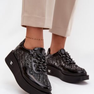 Półbuty Model Artiker 57C2043 Black/Silver - Step in style