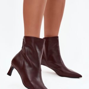 Botki Model DA CR52-661 Bordo - Step in style