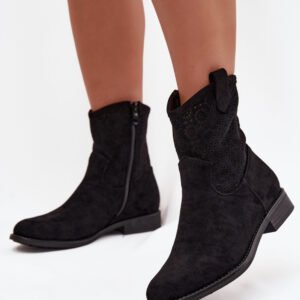 Botki Model S.Barski HY52-530 Black - Step in style