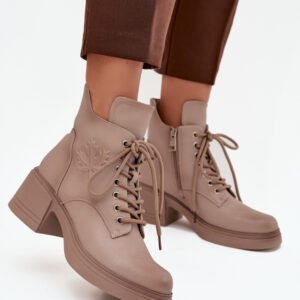 Botki Model Vinceza 39950 Beige - Step in style