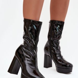 Botki Model Calvessa NS590P Black - Step in style