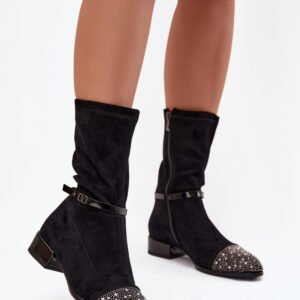 Botki Model DA MR52-165 Black - Step in style