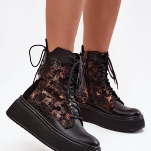 Botki Model Maciejka 07086-01 Black - Step in style