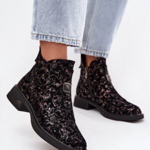 Botki Model DA CR52-713 Black/Brown - Step in style