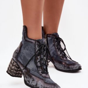 Botki Model Maciejka 06989-03 Grey - Step in style