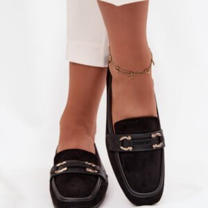 Loafersy Model Evelora H8-515 Black - Step in style