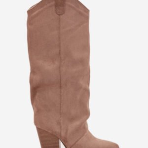 Kozaki Model Mavine RQ550 Beige Zamsz - Step in style