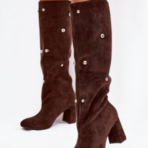 Kozaki Model Lucinda 5865 Czekolada - Step in style