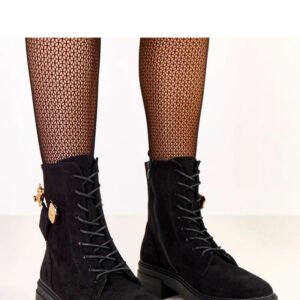 Botki Model Messey D9223 Black - Solea