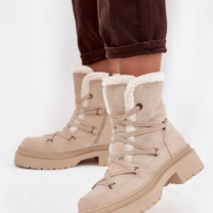 Śniegowce Model Irmara WZ-81 Beige - Step in style