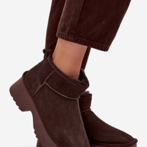 Śniegowce Model Milora W5878 Czekolada - Step in style