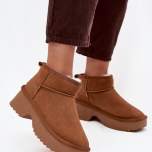 Śniegowce Model Milora W5878 Camel - Step in style