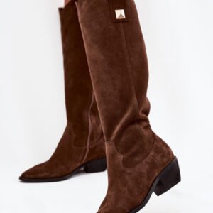 Kozaki Model Zazoo 4224 Czekolada - Step in style