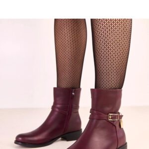 Botki Model Zema E8681 Bordo - Solea