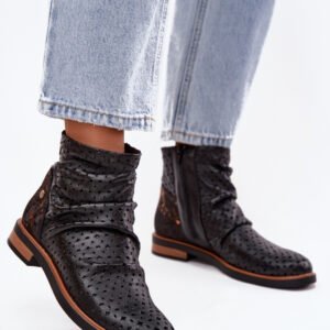 Botki Model Maciejka 05922-01 Black - Step in style