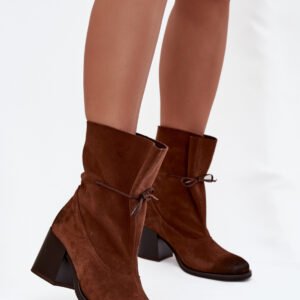 Botki Model Zazoo 1151 Brown - Step in style