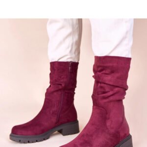 Botki Model Malha 68107-3 Bordo - Solea