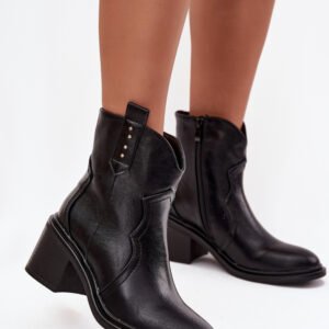 Botki Model Brilynn 1675 Black - Step in style