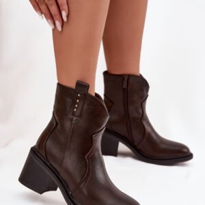Botki Model Brilynn 1675 Brown - Step in style