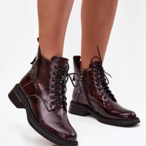 Botki Model DA LZ52-954 Bordo - Step in style