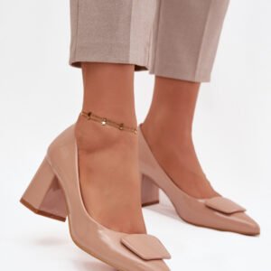 Czółenka Model Isoline M078 Nude - Step in style