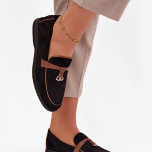 Loafersy Model Darwen QQ-263 Black - Step in style