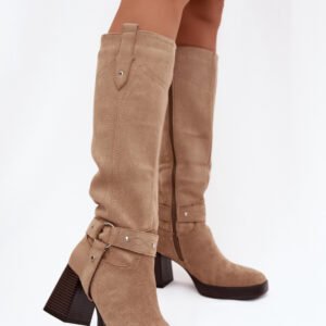 Kozaki Model Alessara 1825 Beige - Step in style