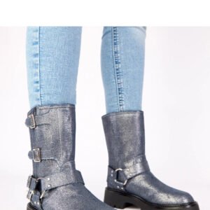 Botki Model Cara LT33-11 Blue Silver - Solea