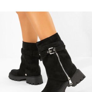 Botki Model Edna BY6902 Black - Solea