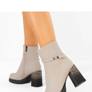 Botki Model Brenna BY6904-1 Grey - Solea