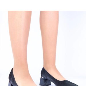 Czółenka Model Vallisa Q0-1641 Black - Solea