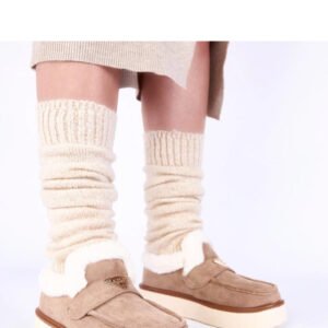 Mokasyny Model Loafy 6690 Dark Beige - Solea