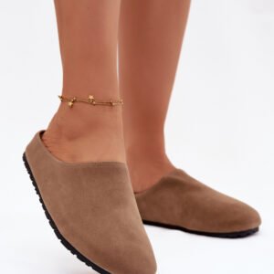 Kapcie Model Kalvess WCT255300-7 Khaki - Step in style