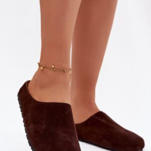 Kapcie Model Kalvess WCT255300-13 CZekolada - Step in style