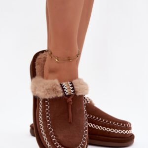 Kapcie Model Perivelle 608 Brown - Step in style