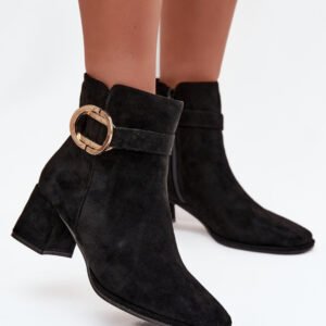 Botki Model Calissa 77-484 Black - Step in style