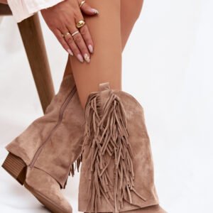 Botki Model Gralina 168-612 Khaki - Step in style