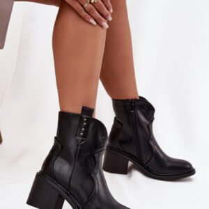 Botki Model Iverly D8255 Black - Step in style