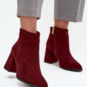 Botki Model Zazoo 3128 Bordo - Step in style