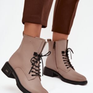 Botki Model Vinceza 39955 Beige - Step in style