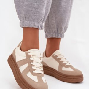 Buty Sportowe Model Dovina WL-011-B Dark Beige - Step in style