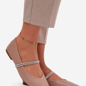 Baleriny Model Ilirene 2732 Dark Beige - Step in style