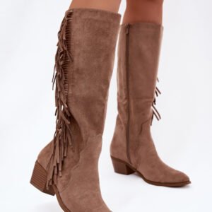 Kozaki Model Firlina 1155 Khaki - Step in style