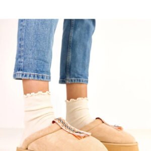 Kapcie Model Sarah C3019 Light Beige - Solea