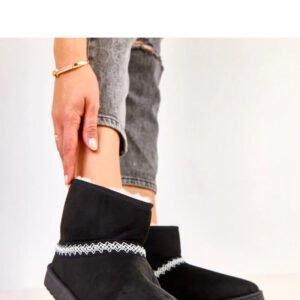 Śniegowce Model Karolla C2076-1 Black - Solea