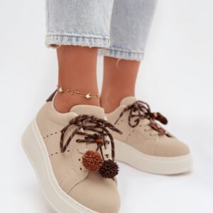 Buty Sportowe Model Corinna D-123 Beige - Step in style