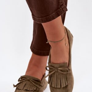 Mokasyny Model Janelisse QQ-274 Green - Step in style