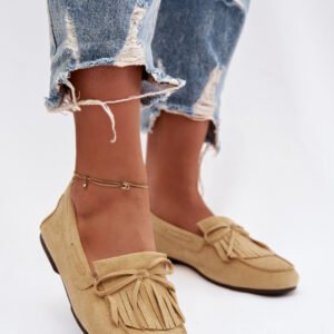 Mokasyny Model Janelisse QQ-274 Yellow - Step in style