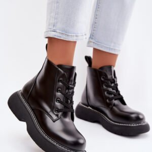 Botki Model Harmine LQ-26 Black - Step in style